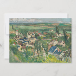 Convites Paul Cezanne - Auvers, Visão Panorâmica