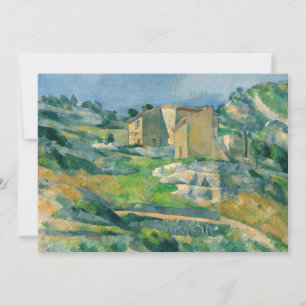 Convites Paul Cezanne - Casas na Provença, Vale de Riaux