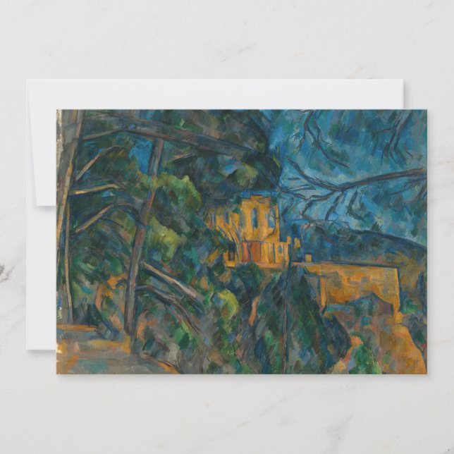 Convites Paul Cezanne - Chateau Noir (Frente)