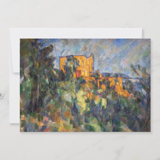 Convites Paul Cezanne - Chateau Noir (Frente)