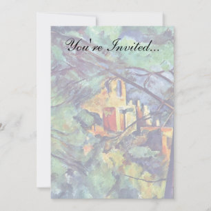 Convites Paul Cezanne - Chateau Noir, A Mansão Negra