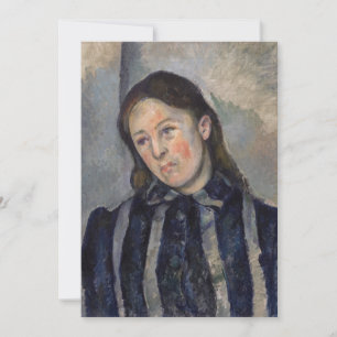Convites Paul Cezanne - Madame Cezanne com Cabelo Solto