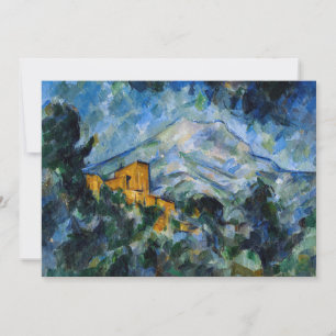 Convites Paul Cezanne - Mont Saint-Victoire & Chateau Noir
