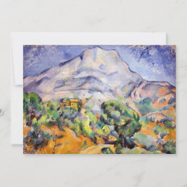 Convites Paul Cezanne - Mont Sainte-Victoire, Tholonet Road