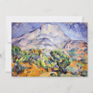 Convites Paul Cezanne - Mont Sainte-Victoire, Tholonet Road