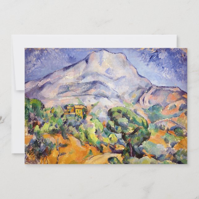 Convites Paul Cezanne - Mont Sainte-Victoire, Tholonet Road (Frente)