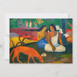 Convites Paul Gauguin - Arearea / O Cão Vermelho