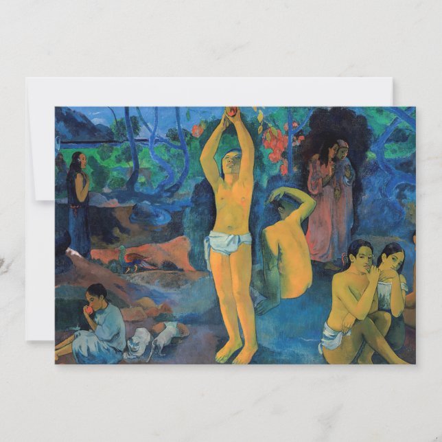 Convites Paul Gauguin - De Onde Viemos? (Frente)