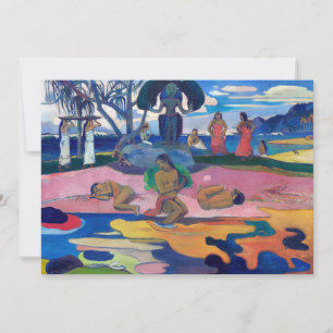 Convites Paul Gauguin - Dia do Deus / Mahana no atua