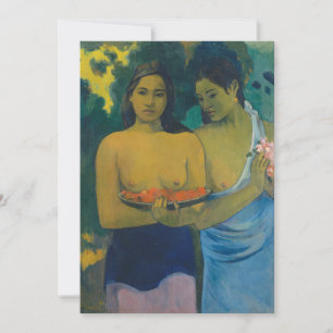 Convites Paul Gauguin - Duas Mulheres Taitianas