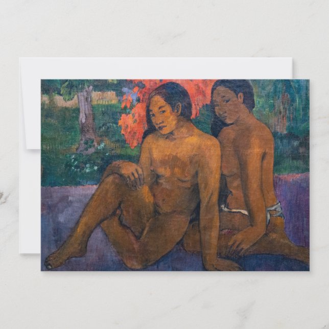 Convites Paul Gauguin - E o Ouro dos Seus Corpos (Frente)