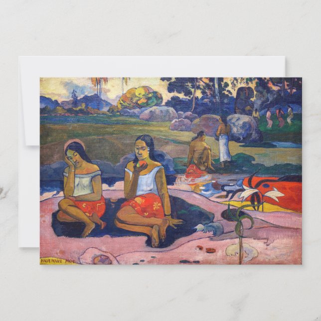 Convites Paul Gauguin - Fonte Sagrada, Doce Sonho (Frente)