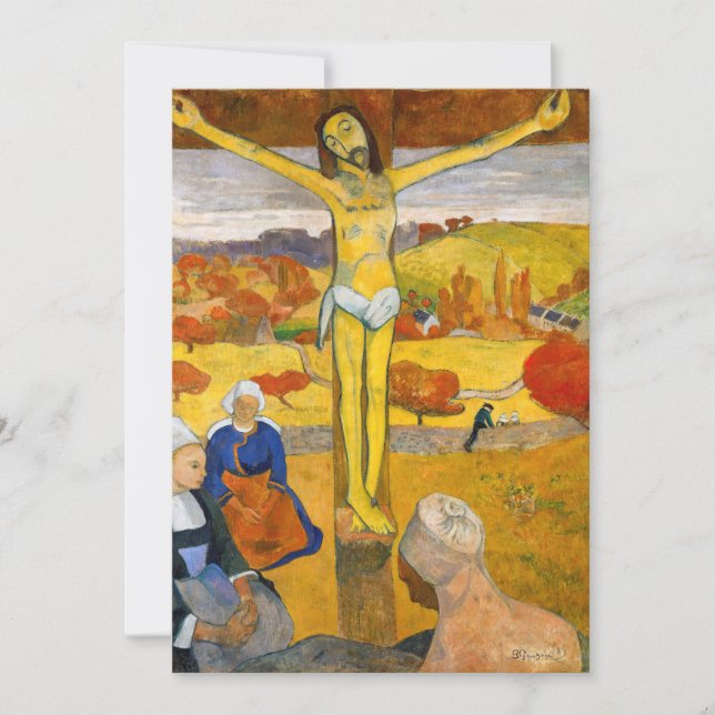 Convites Paul Gauguin - O Cristo Amarelo (Frente)