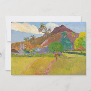 Convites Paul Gauguin - Paisagem Taitiana