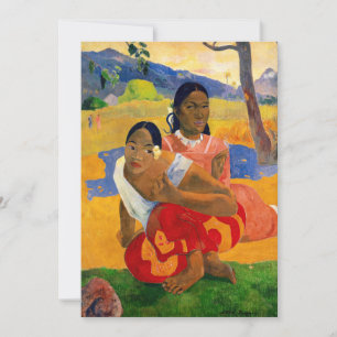 Convites Paul Gauguin - Quando Você Irá se Casar?