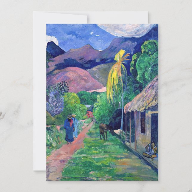 Convites Paul Gauguin - Rua do Taiti (Frente)