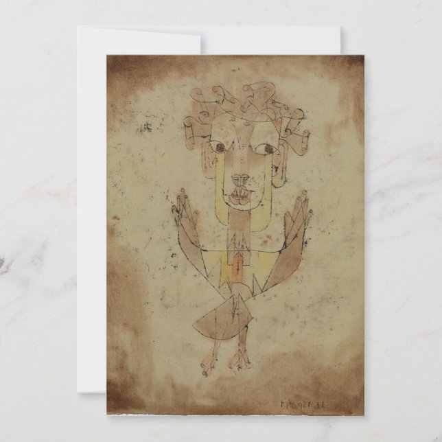 Convites Paul Klee - Angelus Novus (Frente)