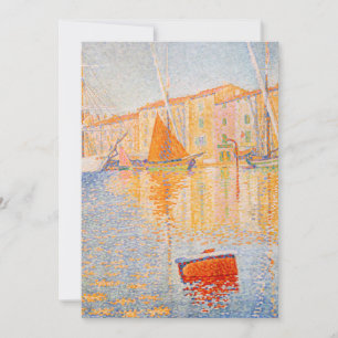 Convites Paul Signac - A Boia Vermelha, Santo-Tropez