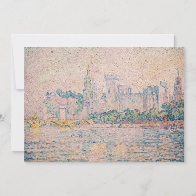 Convites Paul Signac - Avinhão, Manhã (Frente)