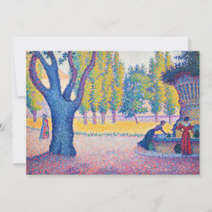 Convites Paul Signac - Fountain des Lices, Santo-Tropez