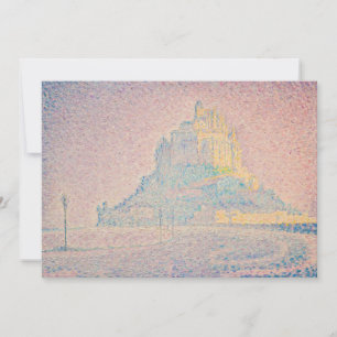 Convites Paul Signac - Mont Saint Michel, Névoa e Sol