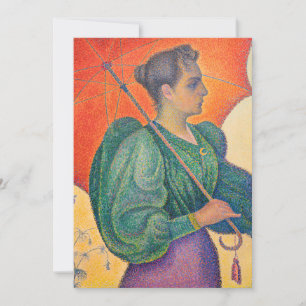 Convites Paul Signac - Mulher com Guarda-Sol