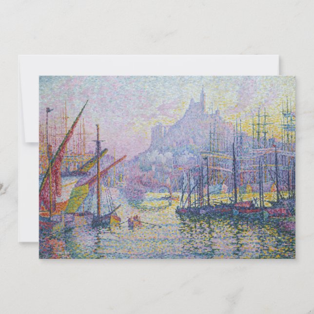 Convites Paul Signac - Notre-Dame-de-la-Garde, Marselha (Frente)