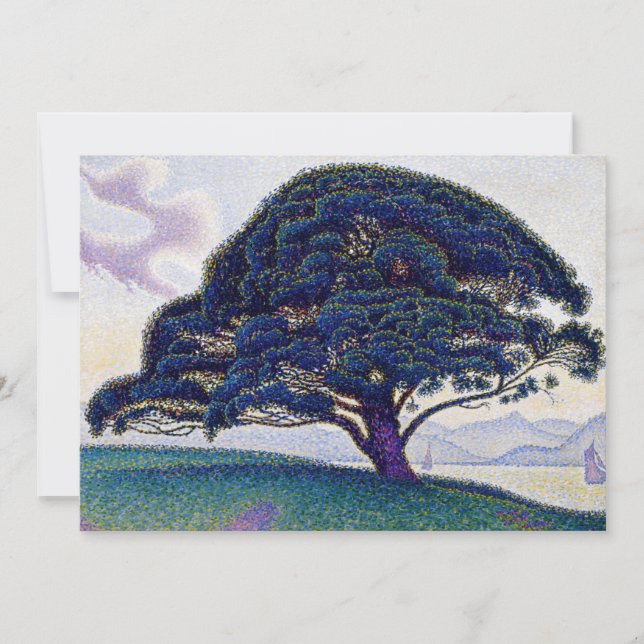 Convites Paul Signac - O Pinheiro Bonaventure (Frente)