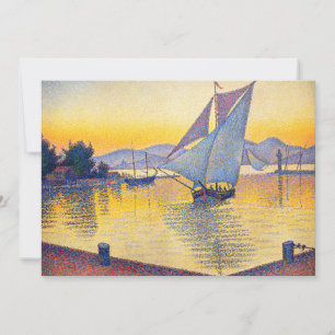 Convites Paul Signac - O Porto ao Pôr do Sol, Ópera 236