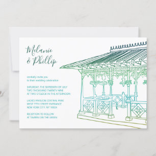 Convites Pavilhão das Senhoras Central Park Casamento em No