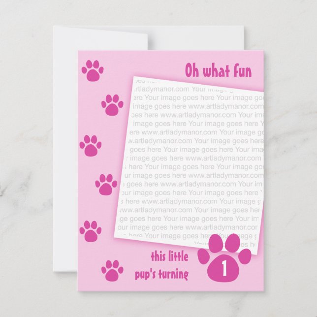 Convites PawprintBlue_0071bc (Frente)