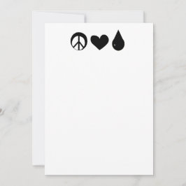 Convites Paz, amor e notecas Colostrum