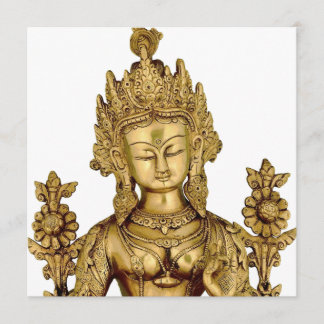 Convites Paz budista da arte de Tibet da ioga da deusa de