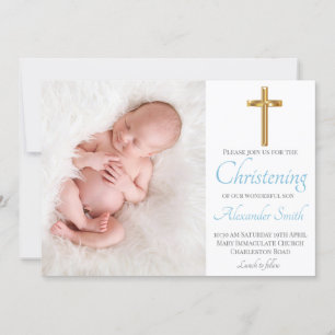 Convites Paz e Batismo Alegre