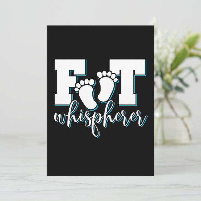 Convites Pé-Sussuro - Podiatra-Pé-Doutor (Em pé/Frente)