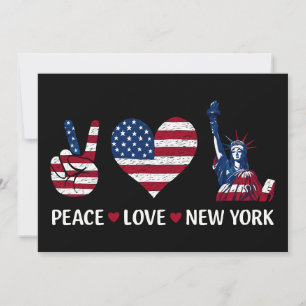 Convites Peace Love New York
