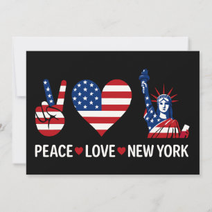 Convites Peace Love New York