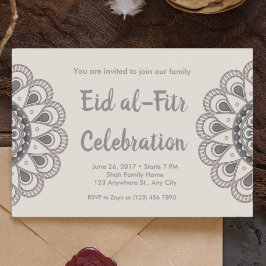 Convites Peach Mandala Eid al-Fitr