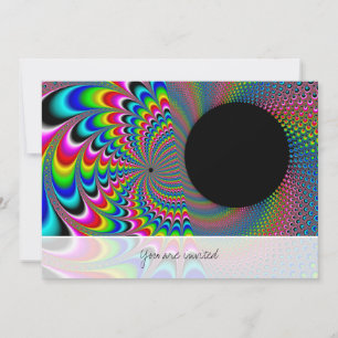 Convites Peackock A Delic - Arte Fractal