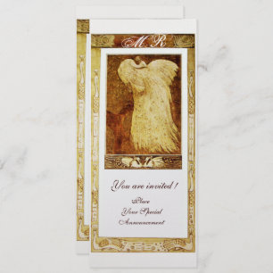 CONVITES PEACOCK MONOGRAMA, AMOR DE CASAMENTO