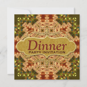 Convites Peacock Ruffled Lace Party Janta