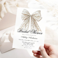 Pearl Bow Bridal Shower