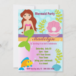 Convites Pearl Mermaid Piscina