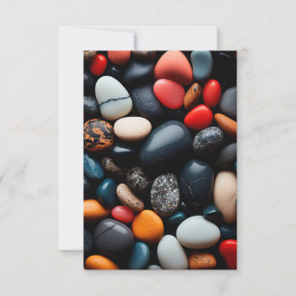 Convites Pebbles Coloridos