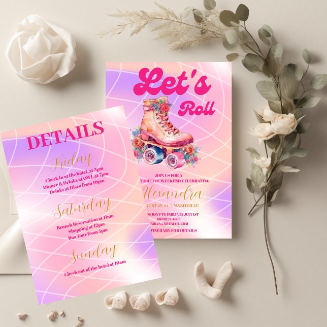 Convites Peça da Bachelorette de Descoplamento do Cilindro  (Criador carregado)