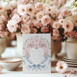Convites Pecado de Flor de Cereja Doce | Casamento Monogram