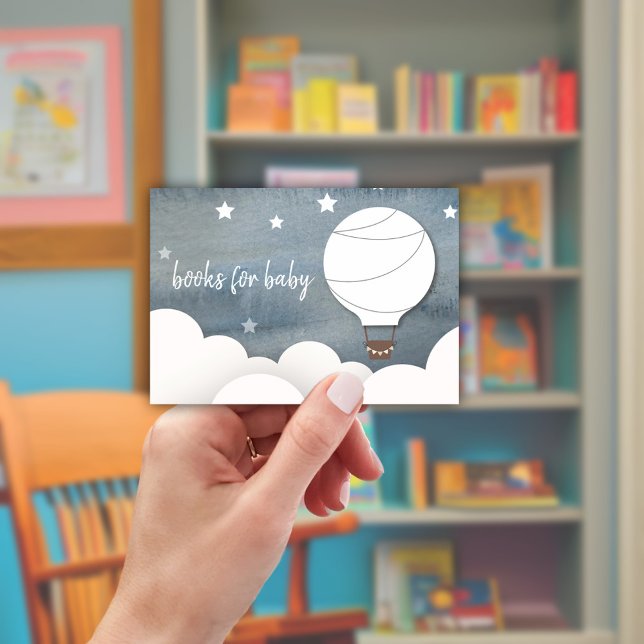 Convites Pedido de Livro Nêutico do Balão de Ar Quente Bran (Criador carregado)