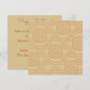 Convites Pedra de arte aborígine