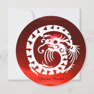 CONVITES PEDRA GEMADA RUBI VERMELHO DRAGÃO SERPENTE BRANCA