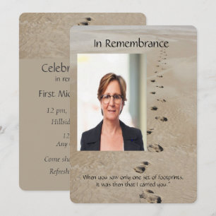 Convites Pegadas no Memorial Personalizado do Poema de Arei